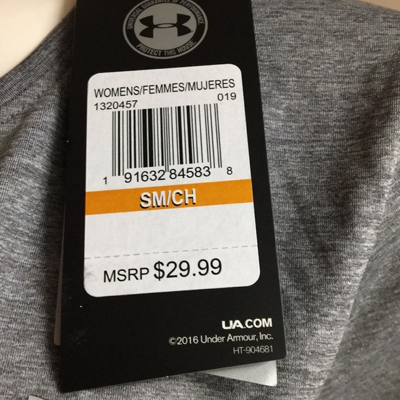 Under Armour Athletic/Athleisure Tee, Sz S, NWT! - Picture 6 of 7